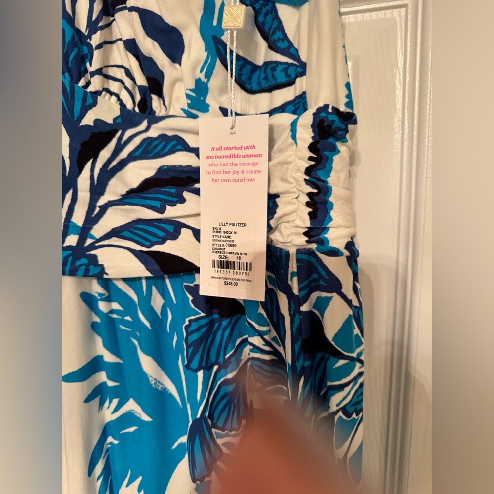 Lily Pulitzer Devena Halter Maxi Dress Size 16 NWT - Picture 10 of 15